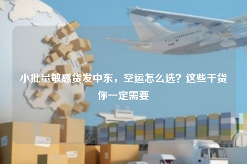 小批量敏感货发中东，空运怎么选？这些干货你一定需要