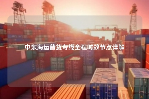 中东海运普货专线全程时效节点详解