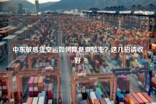 中东敏感货空运如何降低查验率?这几招请收好