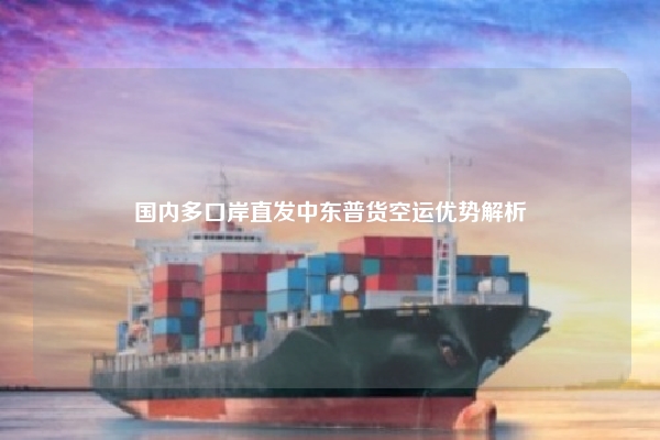 国内多口岸直发中东普货空运优势解析