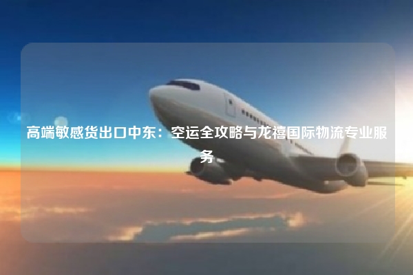 高端敏感货出口中东:空运全攻略与龙禧国际物流专业服务