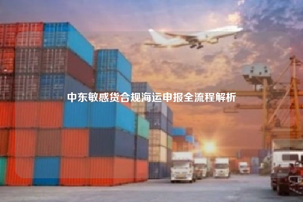 中东敏感货合规海运申报全流程解析