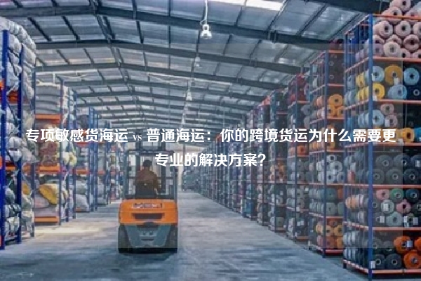 专项敏感货海运 vs 普通海运:你的跨境货运为什么需要更专业的解决方案?