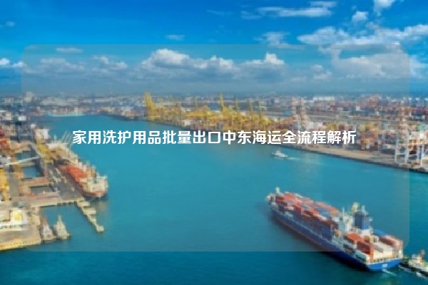 家用洗护用品批量出口中东海运全流程解析