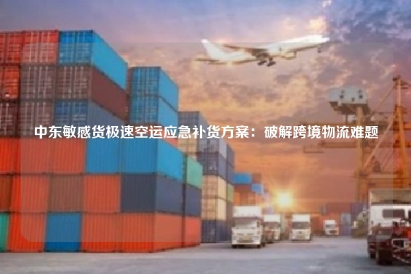 中东敏感货极速空运应急补货方案:破解跨境物流难题
