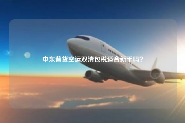 中东普货空运双清包税适合新手吗？