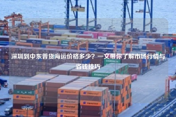 深圳到中东普货海运价格多少？一文带你了解市场行情与省钱技巧