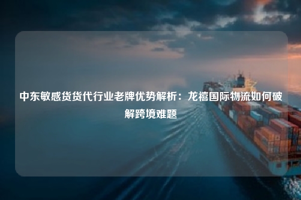 中东敏感货货代行业老牌优势解析：龙禧国际物流如何破解跨境难题