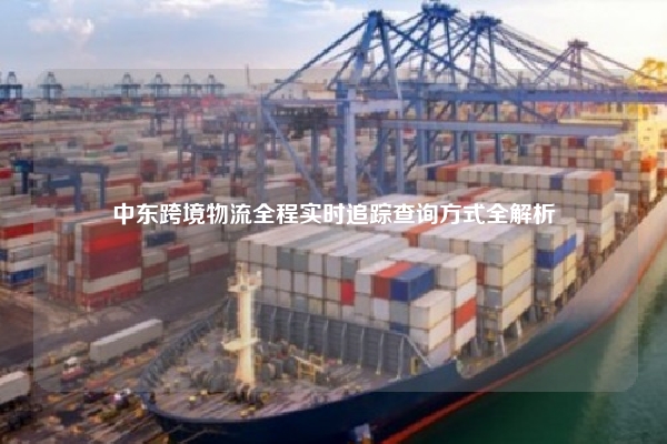 中东跨境物流全程实时追踪查询方式全解析