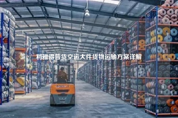 利雅得普货空运大件货物运输方案详解